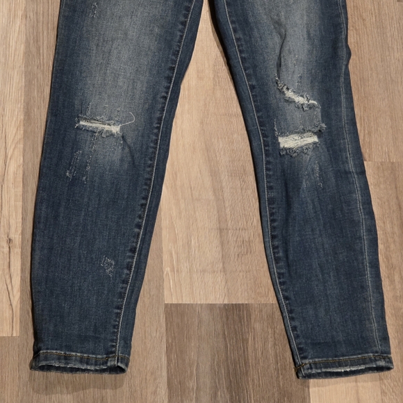 HOT ! Judy‎ Blue 29 Relaxed Fit Jeans Distressed Mid Rise Stretch JB8271 DK - Picture 2 of 8